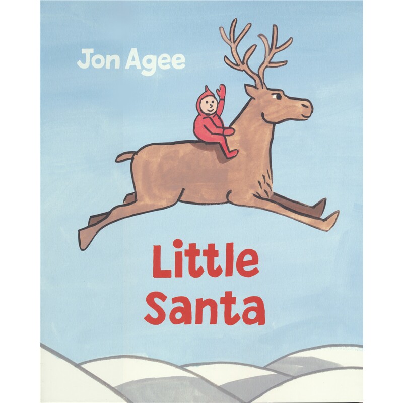 Little Santa 当圣诞老人年纪还小的时候 美国图画书大师乔恩·艾吉绘本 圣诞故事 英语早教启蒙 亲子读物 英文原版进口儿童图书