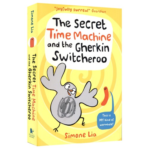 They Didn't Teach THIS in Worm School! The Secret Time Machine 幽默爆笑 初级章节桥梁书 图文并茂 英文原版进口儿童图书 - 图1