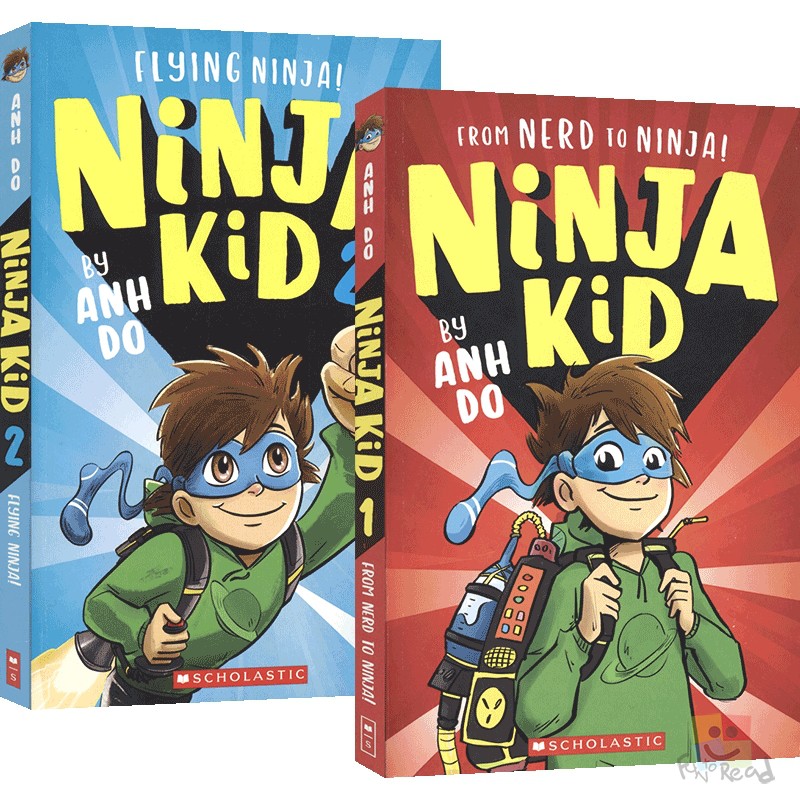 Scholastic Ninja Kid 忍者小子 Anh Do 学乐美版 爆笑桥梁读物 6-9岁 儿童英语课外章节 英文原版进口图书 - 图0