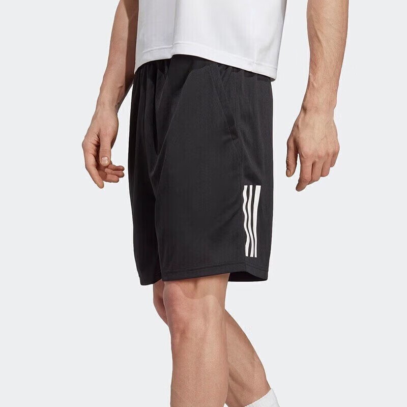 Adidas/阿迪达斯裤子男裤网球运动裤训练健身足球休闲短裤HR8726 - 图1