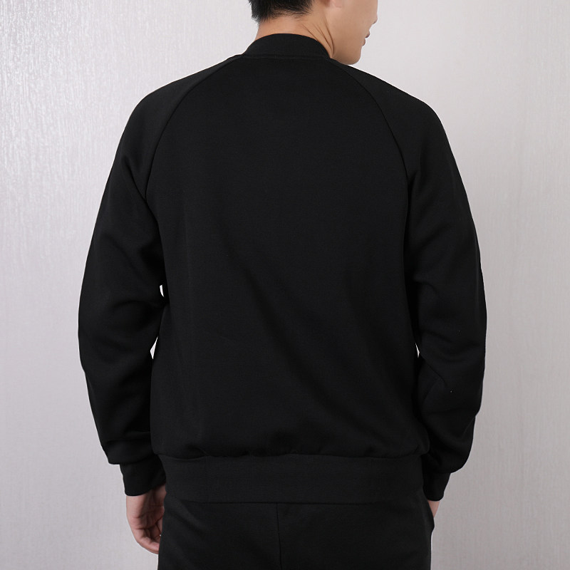 阿迪达斯男装2020新款立领休闲夹克 银泰百货潮流运动茄克/外套