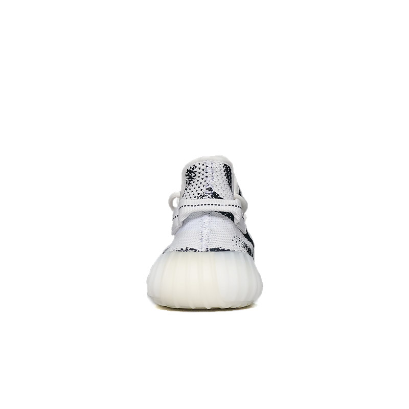 Adidas/阿迪达斯Yeezy 350 V2男女同款白斑马椰子350跑步鞋CP9654-图3