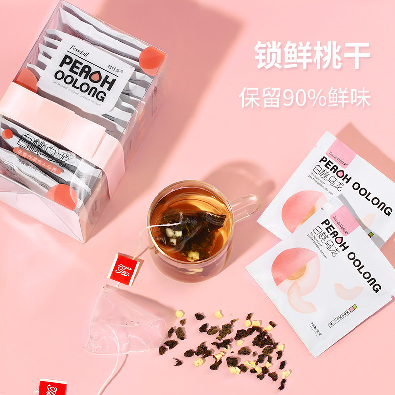 tessdoll台仕朵茉莉桂花白桃乌龙茶 tessdoll组合型花茶