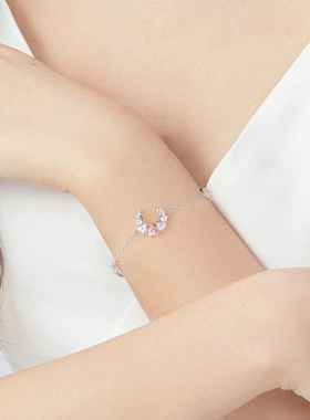 幻梦心月手链女轻奢爱心甜美