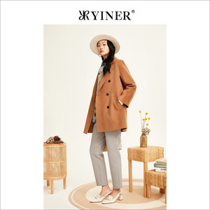 YINER音儿女装冬季优雅通勤职业直筒显瘦休闲长裤