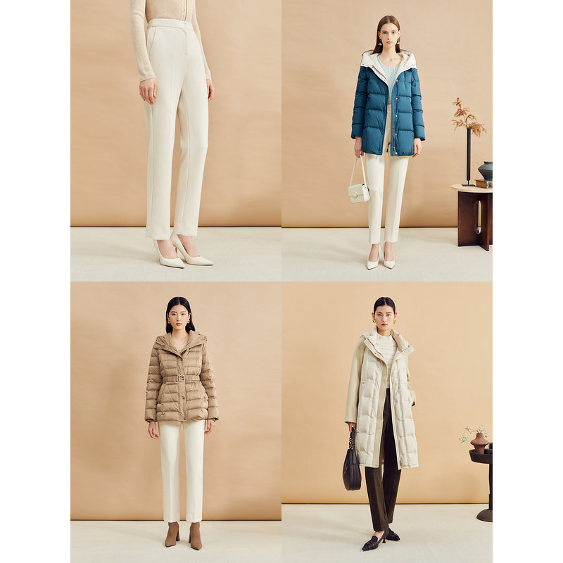 YINER音儿专选冬季百搭高腰长裤职场锥形休闲裤,淘宝优惠券,粉丝福利购,淘宝优惠卷