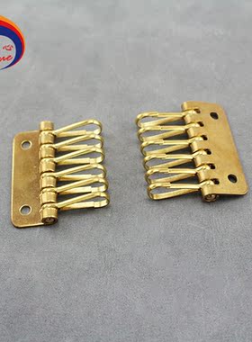 手工DIY黄铜加厚钥匙排钥匙包配件箱包五金钥匙排扣送纯铜铆钉