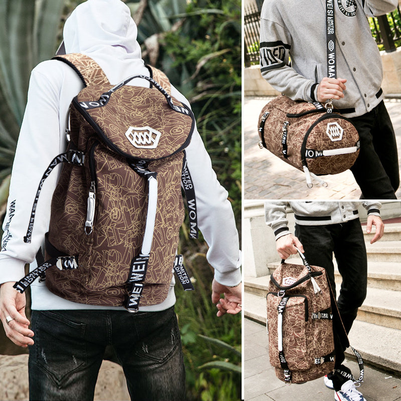 男大容量运动旅行健身电脑登山包 乐火双肩背包