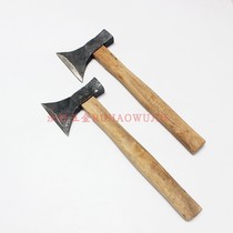 Poignée agricole forgée à laide dune petite hache Axe Woodaxe Gardening Axe Home Wood Handle Full Steel Machete wood Firewood God Instrumental Fire Axe