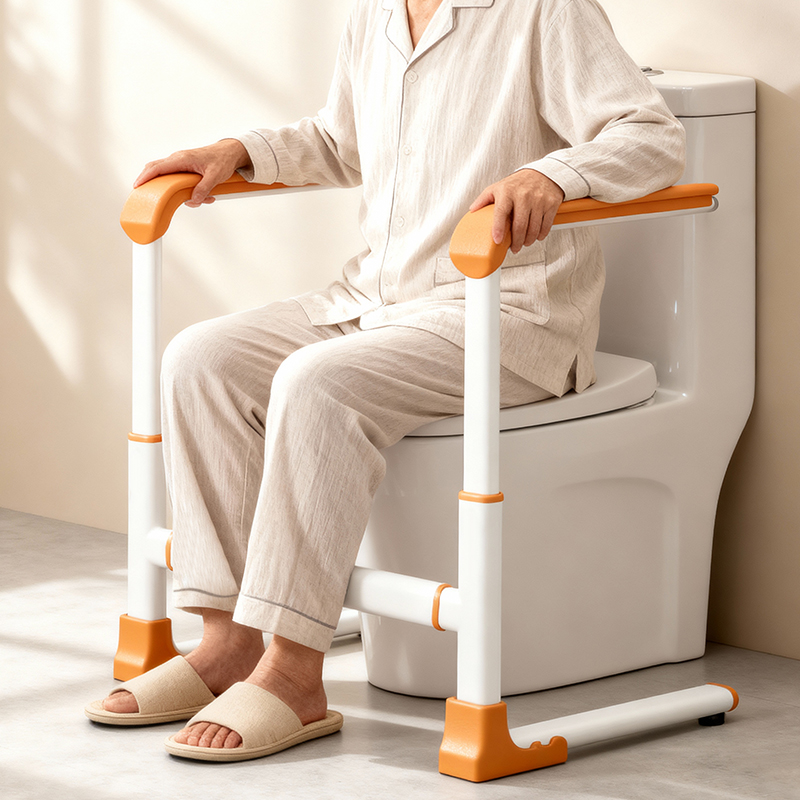 扶手栏杆老人家用沙发起身辅助器免打孔马桶安全厕所防滑助力架子 - 图3
