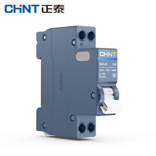 正泰空气开关NB3-40空开1P+N官网旗舰店家用断路器占位小双进双出 - 图1