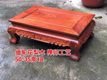 ເຟີນິເຈີ Mahogany ມຽນມາ rosewood Kang ຕາຕະລາງໄມ້ແຂງແບບຈີນ mahogany ຕາຕະລາງ Kang Tatami ຕາຕະລາງກາເຟຂະຫນາດນ້ອຍ