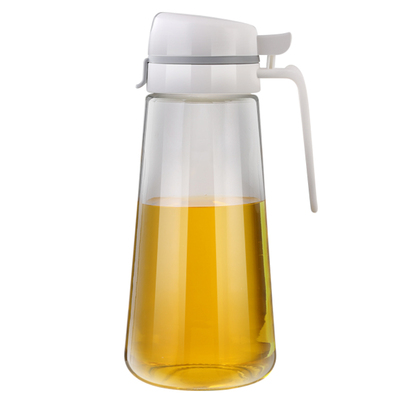 玻璃油壶自动开合油瓶不挂油大容量油罐家用厨房装酱油醋调料瓶小