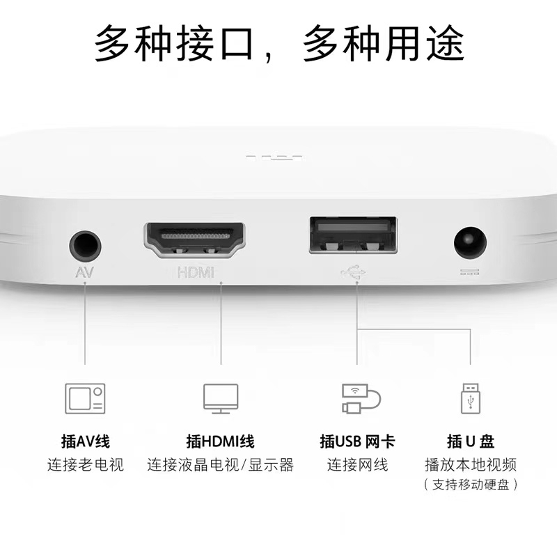 Xiaomi/小米盒子4SPRO MAX 4S增强版国外版家用4K网络高清播放