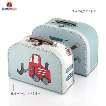 Professional Set Up Gift Packaging Empty Box Day Ground Cover Baby Newborn Children Suitcases Gift Kit Toddler Children Gift Suits