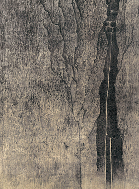 宋范宽溪山行旅图名画挂画装饰画