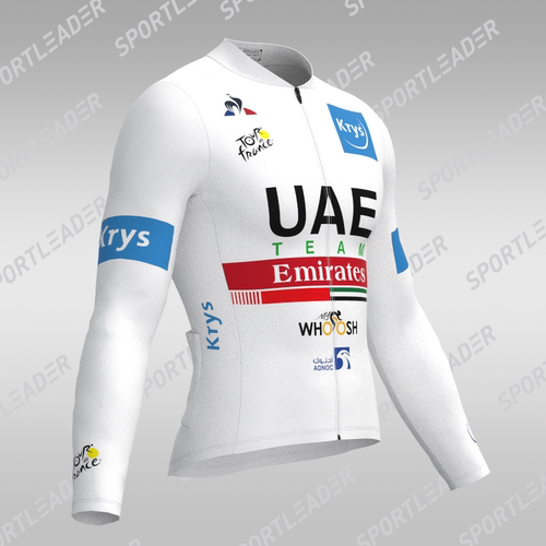 2023新款环法长短袖骑行服连体自行车环法UAE阿联酋航空车队定制 - 图0