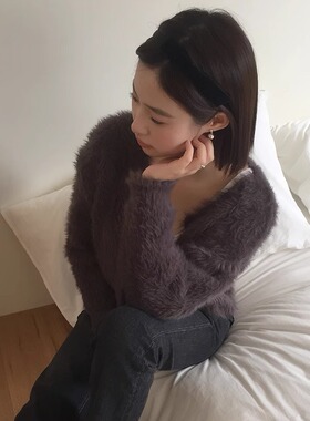 侧边双面丝绒蝴蝶结发箍发饰
