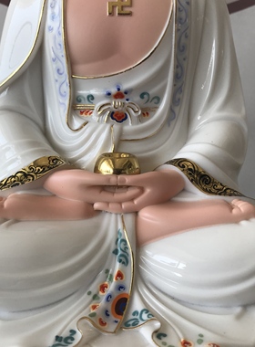 仿瓷婆娑四圣观音菩萨地藏王弥勒佛释迦牟尼佛家用供奉佛像摆件