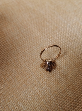 青岛外贸饰品指环日韩风潮流时尚珐琅彩滴釉花朵珍珠精美小款戒指