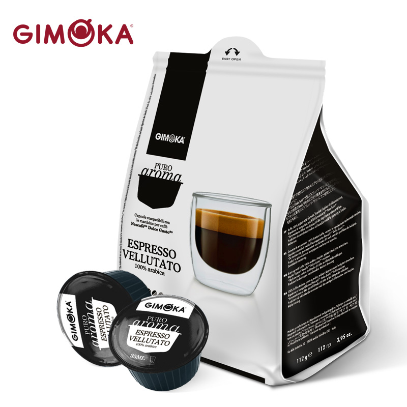 意大利进口GIMOKA咖啡胶囊意式醇香兼容雀巢多趣酷思DolceGusto-图1