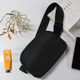 LULU's same style simple black small cell phone bag