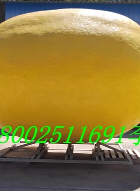 定制玻璃钢柠檬造型雕像摆件农场动漫卡通玩偶形象公仔艺术装饰品