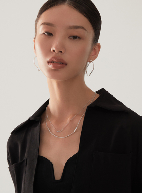 设计师锁骨链星光S925银