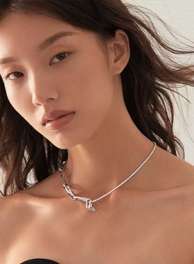 轻奢小众设计师锁骨链情侣