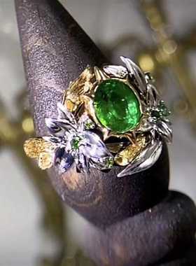 动漫原神散兵原创设计戒指流浪者游戏周边二次元印象指环饰品品牌