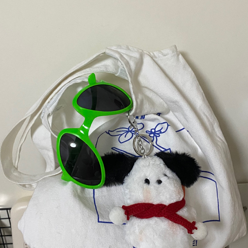 网红于谦同款绿色搞怪沙雕外星人眼镜土酷少蹦迪造型墨镜BH134 - 图1