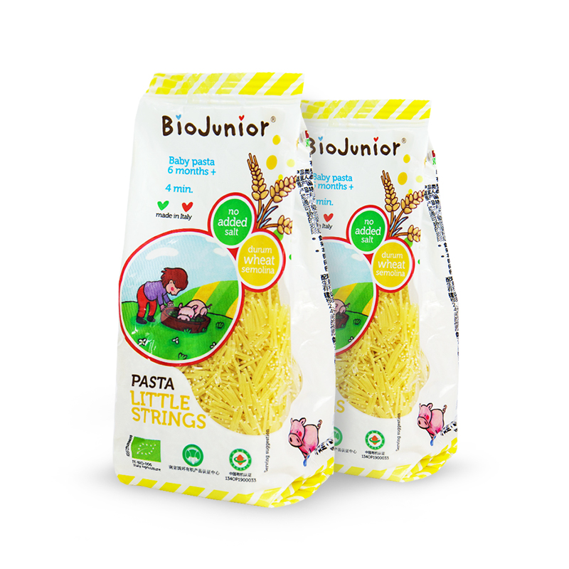 碧欧奇旗舰店进口碧欧奇婴儿面条宝宝辅食营养粒粒面食颗粒幼儿碎碎面无添加盐0
