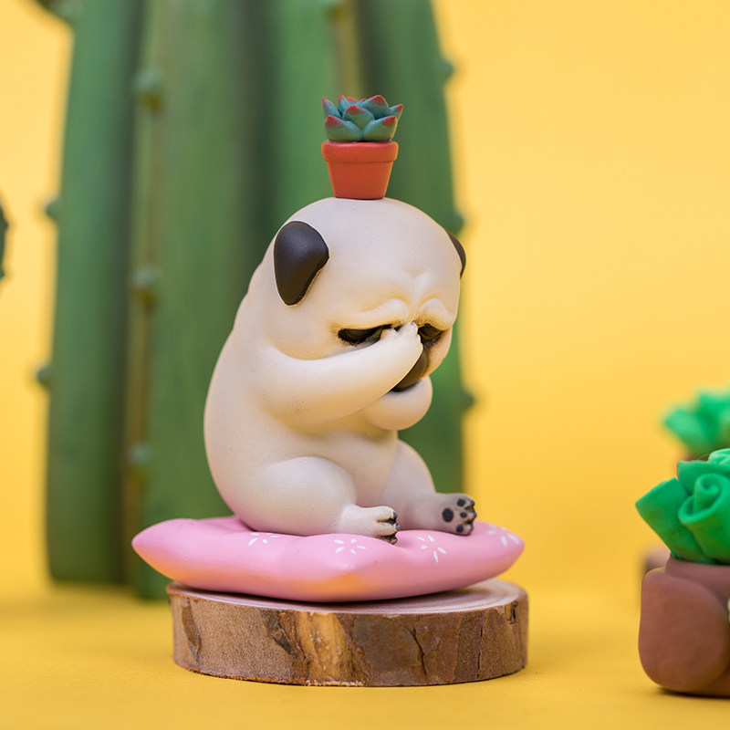 吾皇万睡巴扎黑手办卡通系列公仔 吾皇万睡潮玩盲盒