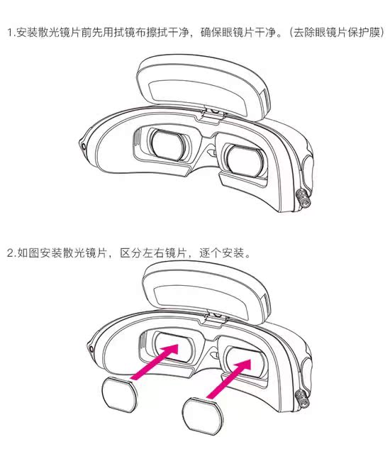 GOOVIS G2 PRO YOUNG LITE移动3D影院智能眼镜【定制镜片】一对-图1