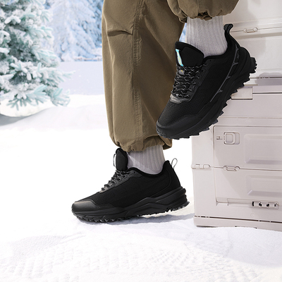 361男鞋加绒运动鞋保暖户外休闲鞋防滑耐磨徒步鞋子钓鱼鞋登山鞋
