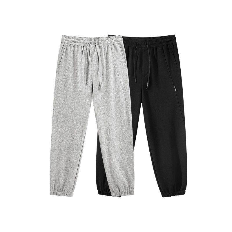 【裤装清仓】GXG奥莱男装抽绳休闲裤锥形束脚牛仔裤男