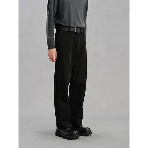 GXG男装 四面弹西装裤直筒休闲裤通勤 24年冬G24X024110 - 图2