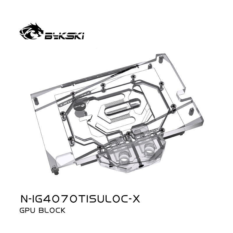 Bykski N-IG4070TISULOC-X显卡水冷头 七彩虹RTX 4070Ti OC16GBV2 - 图1