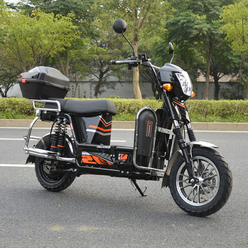 拉客载人电瓶车72V载重王外卖踏板长跑王大功率96V电动摩托车台铃 - 图1
