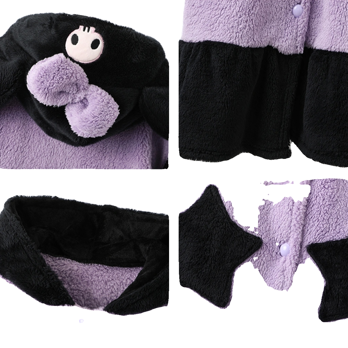 珊瑚绒睡衣女秋冬季加绒加厚睡袍可爱库洛米可外穿保暖家居服套装,淘宝优惠券,粉丝福利购,淘宝优惠卷