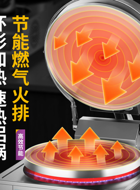 粤华100型烤饼炉燃气煤气炉