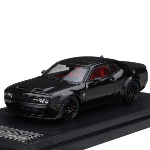 限量道奇挑战者地狱猫SRT Hellcat SH 1:64 仿真合金汽车模型收藏 - 图3