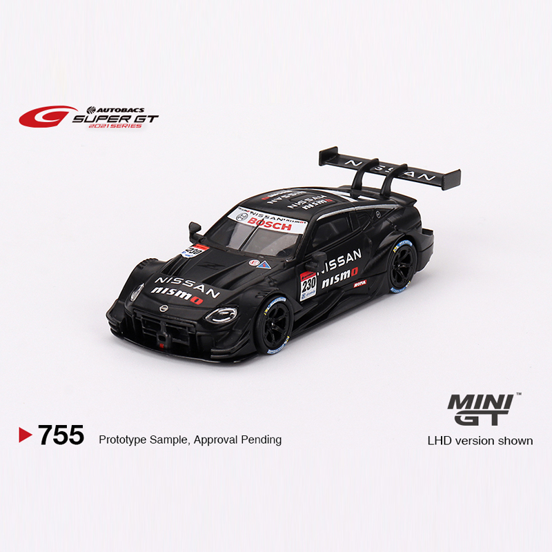 2021款日产尼桑Z GT500 SUPER GT赛 MINIGT 1:64仿真合金汽车模型 - 图0