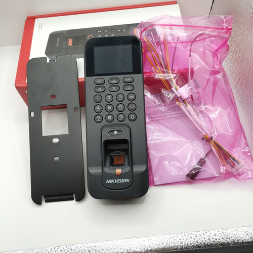 海康DS-K1T804BMF/BEF指纹门禁考勤一体机玻璃门电子门禁系统套装 - 图2