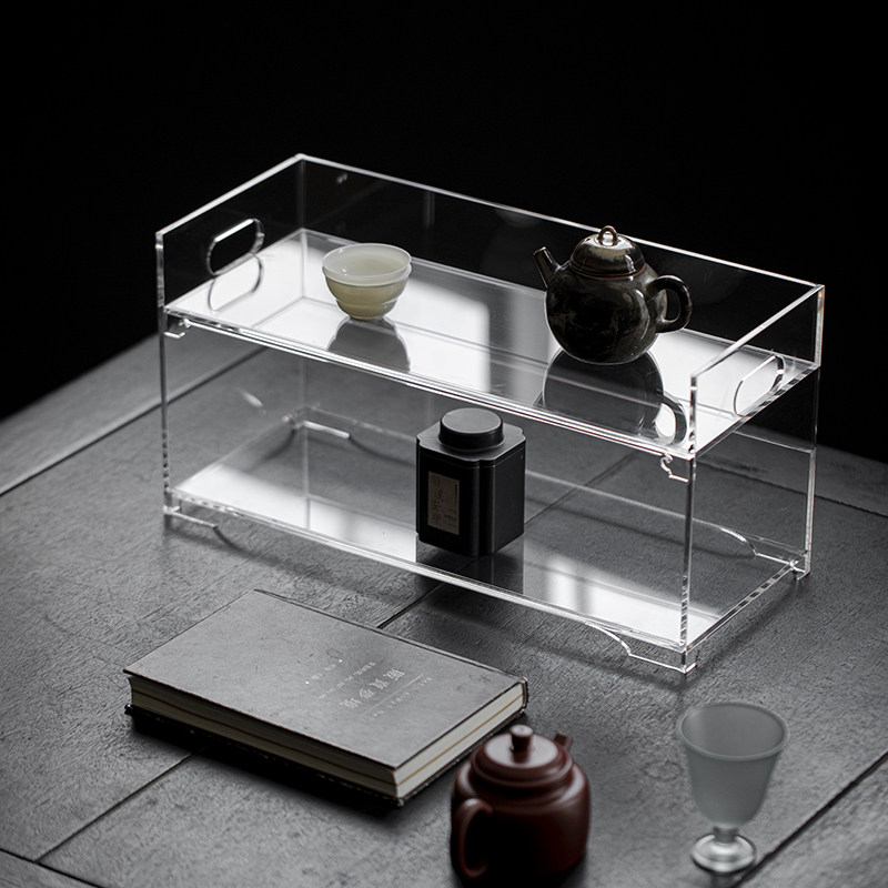 草木祠 亚克力茶棚茶具茶壶收纳置物架客厅桌面家居摆件展示架,淘宝优惠券,粉丝福利购,淘宝优惠卷