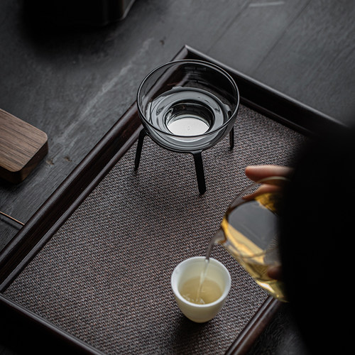 草木祠 玻璃茶滤 茶叶过滤器茶滤网家用功夫茶具茶海配件茶漏滤茶 - 图2