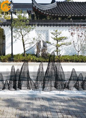 工艺假山别墅园林金属造景装饰品