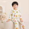 Baby autumn clothes and autumn trousers set, spring, autumn and winter baby clothes, boys' home clothes, girls' pajamas, children's thermal underwear