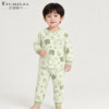 Baby autumn clothes and autumn trousers set, spring, autumn and winter baby clothes, boys' home clothes, girls' pajamas, children's thermal underwear