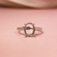 Four-claw ring empty support S925 silver sterling silver plated 18K gold inlaid with colorful treasure ring support live oval 4*6-15*20mm